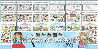 I Spy With My Little Eye Activity Pack Activity Pack I Spy Activities