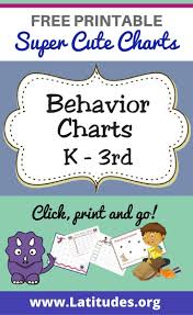 Kindergarten Behavior Chart Printable Www