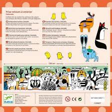 Their task is to match the word with the picture. Kleurplaat Fluweel Colorado Djeco 3 Jr Little Thingz