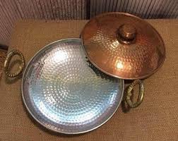 3 Pieces Traditional Copper Pan Frying Pan Omelette Pan Etsy