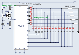 It's very common that a counter will give you the output in binary form. Car Chasing Led Arrow Turn Signal Indicator Circuit