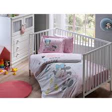 Taç nevresim takımı arıyorsan site site dolaşma! Pembe Tac Disney Minnie Bubble Baby Nevresim Takimi 42167 Tac