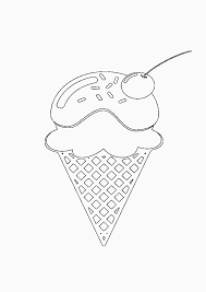 Ice cream sundae coloring page from desserts category. Cute Ice Cream Coloring Pages Coloring Pages