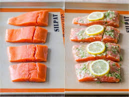 Pat the salmon dry with paper towels. Baked Salmon With Garlic And Dijon Video Natashaskitchen Com