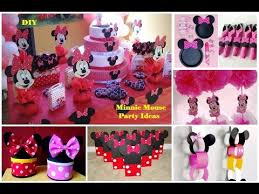 Homemade mickey mouse crafts and decorations mad in crafts. Diy Minnie Mouse Party Ideas 30 Ideas Para Fiesta De Minnie Mouse Youtube