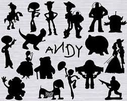 Toy Story Svg Bundle Toy Story Clipart Toy Story Silhouette Disney Svg Files Silhouette Cameo And Vinilo Cricut Invitaciones De Toy Story Camisetas Disney