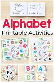 Upper and lowercase letter recognition, or associating sounds with pictures, these alphabet worksheets have it all. Alphabet Printables And Activities For Preschool And Kindergarten Alphabet Activities Preschool Alphabet Activities Kindergarten Activities