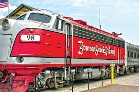 The branson scenic railway operates one of the most popular scenic train rides in missouri that departs take a romantic 3 hour vintage train ride while you sit back and relax with a full course gourmet diner aboard the columbia star dinner train. Take A Ride On The Branson Scenic Railway Explore Branson