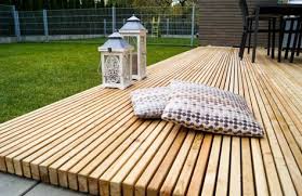 La Terrasse En Kit Pinutex Une Pose Facile Pour Un Repos Immediat Pose Terrasse Bois Terrasse Terrasse Bois