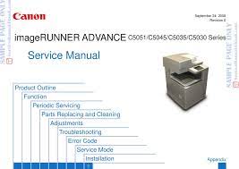 Learn how canon has supported organisations of all sizes. Canon Imagerunner Advance C5051 Series Service Manual Pdf Download Manualslib