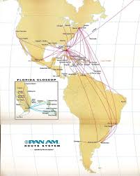 Pan Am Last Route Map Route Map Pan Am Map