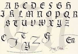 Exceptional calligraphy and handwriting styles from the penmanshipporn subreddit. Gothic Calligraphy Alphabet In Fraktur Style