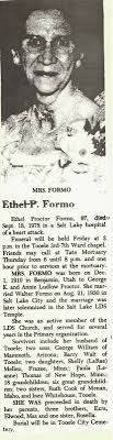 Cook Family History: Ethel Proctor-Life Story Part Seven