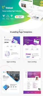 How does an app landing page work? 20 Best Landing Pages Template With Vuejs