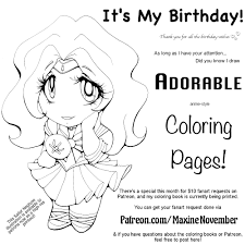 If you love coloring and are a maxine fan, this book is a must have! Maxine November On Twitter Thank You For All The Birthday Wishes Itsmybirthday Birthday Birthdaygirl Sailorneptune Patreon Fanart Animesketch Https T Co Tqhfmxw79e