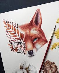 Pin By Kaitlin Griffin On Tatuagem Fox Art Art Art Drawings Sketches