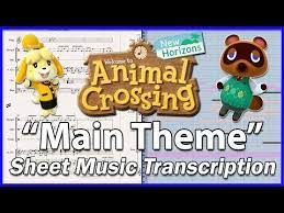 New horizons is your town tune. S Main Theme Animal Crossing New Horizons Full Sheet Music Transcription Download Analysis Sheetmusic