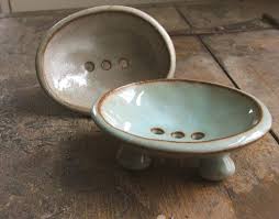 Tiffany Soap Dish Jabonera De Ceramica Ceramica Artesanal Jaboneras