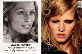 Super mods enter rehab | lara stone & agyness deyn by steven meisel for vogue italia july 2007. Gap Teeth The Latest Must Have Accessory Huffpost Life