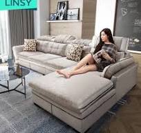 Linsy Home Furniture Room Modern L Shaped Seater Sofa Set 2040