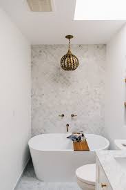 The vessel sink looks beautiful as well. Master Bath Before After Alicia Lund Small Bathroom With Tub Bathroom Remodel Master Small Bathroom Remodel
