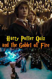 Can you recite every single line from the script? Harry Potter And The Goblet Of Fire Quiz Harry Potter Quiz Harry Potter Goblet Goblet Of Fire