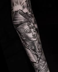 These basic styles of pyramid tattoos include the gist of egyptian civilization, with a focus on their gods. Egyptian Sleeve Tattoo Designs Novocom Top