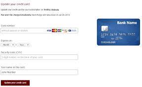 How can i update my credit card? Updating Credit Card Information Verotel Blog