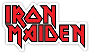 Iron Maiden Sticker Decal 3 Sizes Heavy Metal Vinyl Bumper Wall Metal Band Logos Band Stickers Iron Maiden