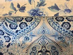 The home decorators collection stanton wrapping cart was specially designed to hold your paper, ribbon, scissors, tape and more. 56 Wide Cotton Screen Print Home Decorator Fabric White Fabric Decor Navy Blue Curtains Blue And White Fabric