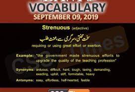Daily Dawn Vocabulary With Urdu Meaning 31 January 2019 Vocabulary Teaching Profession English Vocabulary
