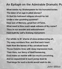 From what is said at your end you must imagine what is said at the other. Dramatic Poems