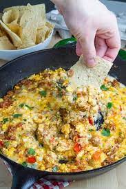 Breakfast Queso Fundido Recipe Recipes Cooking Recipes Breakfast Recipes