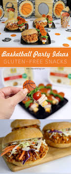 Easy Birthday Party Snack Ideas Easy College Basketball Snack Ideas Gluten Free Sloppy Joes Skewers Basketball Snacks March Madness Food Gluten Free Sloppy Joes