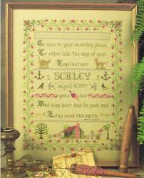 A list of cross stitch patterns available at everything cross stitch. Apache Blessing Wedding Sampler Cross Stitch Pattern By Janet Powers