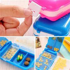 8 Compartment Dispenser Case Pill Box Medicine Tablet Holder Organizer Travel Lj Tablet Holder Medication Organization Medicine Storage