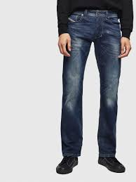 Larkee 0853r Men Straight Dark Blue Jeans Diesel