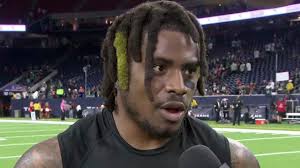 Philadelphia Eagles defensive back C.J. Gardner-Johnson talks about the  Eagles' 8-0 start and leading the NFL in interceptions after the team's  'Thursday Night Football' road win against the Houston Texans in Week