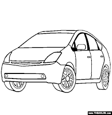 Free cartoon style coloring sheets of lightning mcqueen, sally, rusty, tow mater, luigi and sheriff. Toyota Prius Coloring Page Free Toyota Prius Online Coloring Chevrolet Volt Toyota Prius Honda Accord Coupe