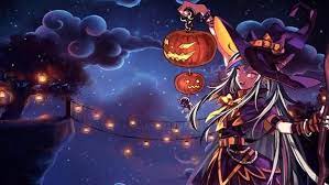 Hee Ho Trick Or Treat Yumiyumi1105 Megaten Anime Halloween Anime Background Anime