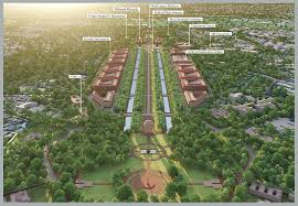 Constructing a triangular parliament building next to the existing one. Central Vista Why Modi S New New Delhi Won T Be A Shining City
