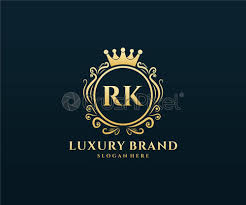 Reality kings, a north american pornographic website. Anfangliche Rk Beauty Monogramm Und Elegantes Logo Design Stock Vektorgrafi Crushpixel