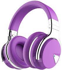 Cowin se7 active noise cancelling headphones bluetooth headphones wireless headphones over ear with mic/aptx, comfortable protein earpads 30h playtime, foldable headphones for. Amazon Com Cowin E7 Active Noise Cancelling Headphones Bluetooth Headphones With Microphone Deep Bass Wireless Headphones Over Ear Comfortable Protein Earpads 30 Hours Playtime For Travel Work Purple Electronics