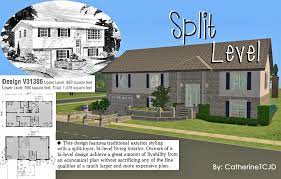 Mod The Sims - Split Level Living ~ Traditional Design - With 4 Bedrooms  And 4+ Baths