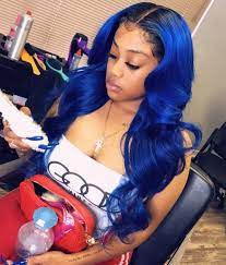 For More Pins Follow Ya Girl Hoodsfinest Hair Styles Loose Waves Hair Blue Hair