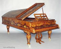 Art Case Marquetry Grand Piano John Broadwood Sons Is Piano Company Dating Back To The Early 18th Century This Makes Them One Piano Old Pianos Grand Piano