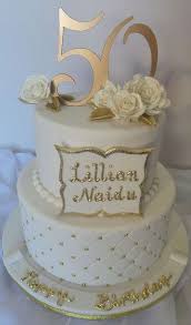 Elegant Happy Birthday Cake Wishes Images Elegant White And Gold 50th Birthday Cakes For Her 50th Birthday Cake Images Elegant Birthday Cakes 50th Birthday Cake