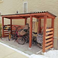 部屋全体 サイクルポートdiy サイクルポート diy 自転車置き場 などのインテリア実例 2020 05 17 08 20 59 roomclip ルームクリップ 自転車置き場 サイクルポート diy 自転車置き場 diy