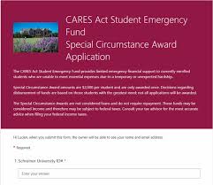 Cares Act Information Schreiner University