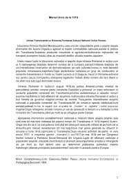 Unirea transilvaniei cu romania mai poarta numele de marea unire. Marea Unire Din 1918